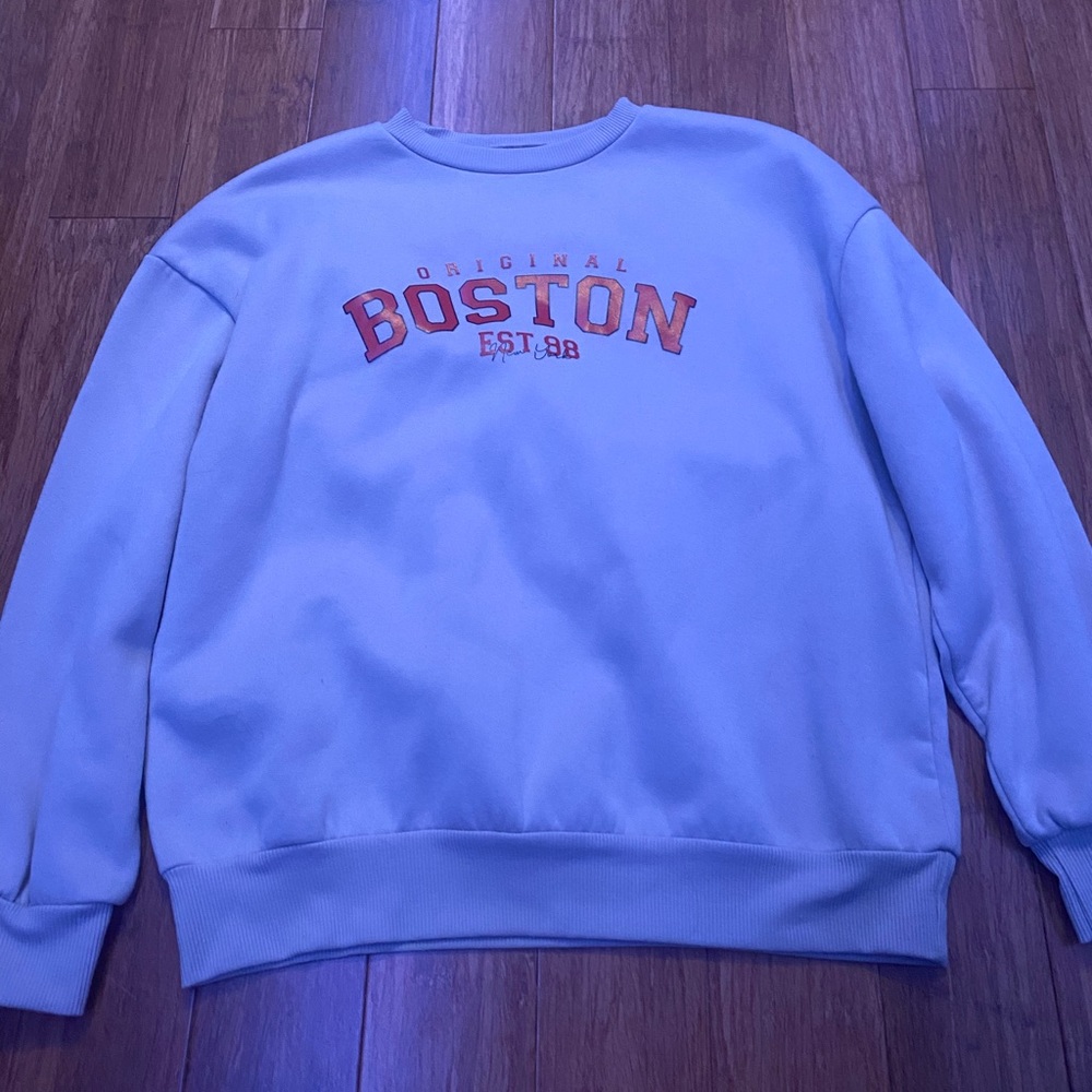 Beige/cream medium Boston sweatshirt